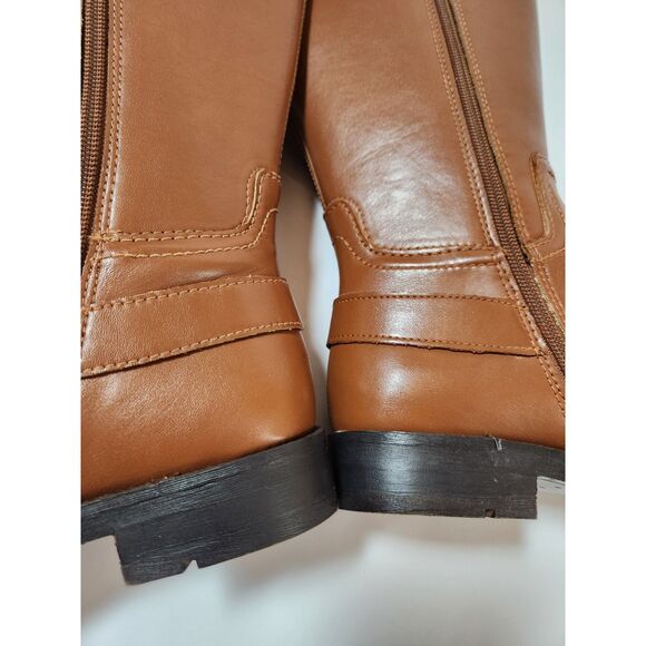 Franco Sarto Merina Riding Boots – Women’s 6 – Wide Calf – Cognac Brown - Picture 11 of 11